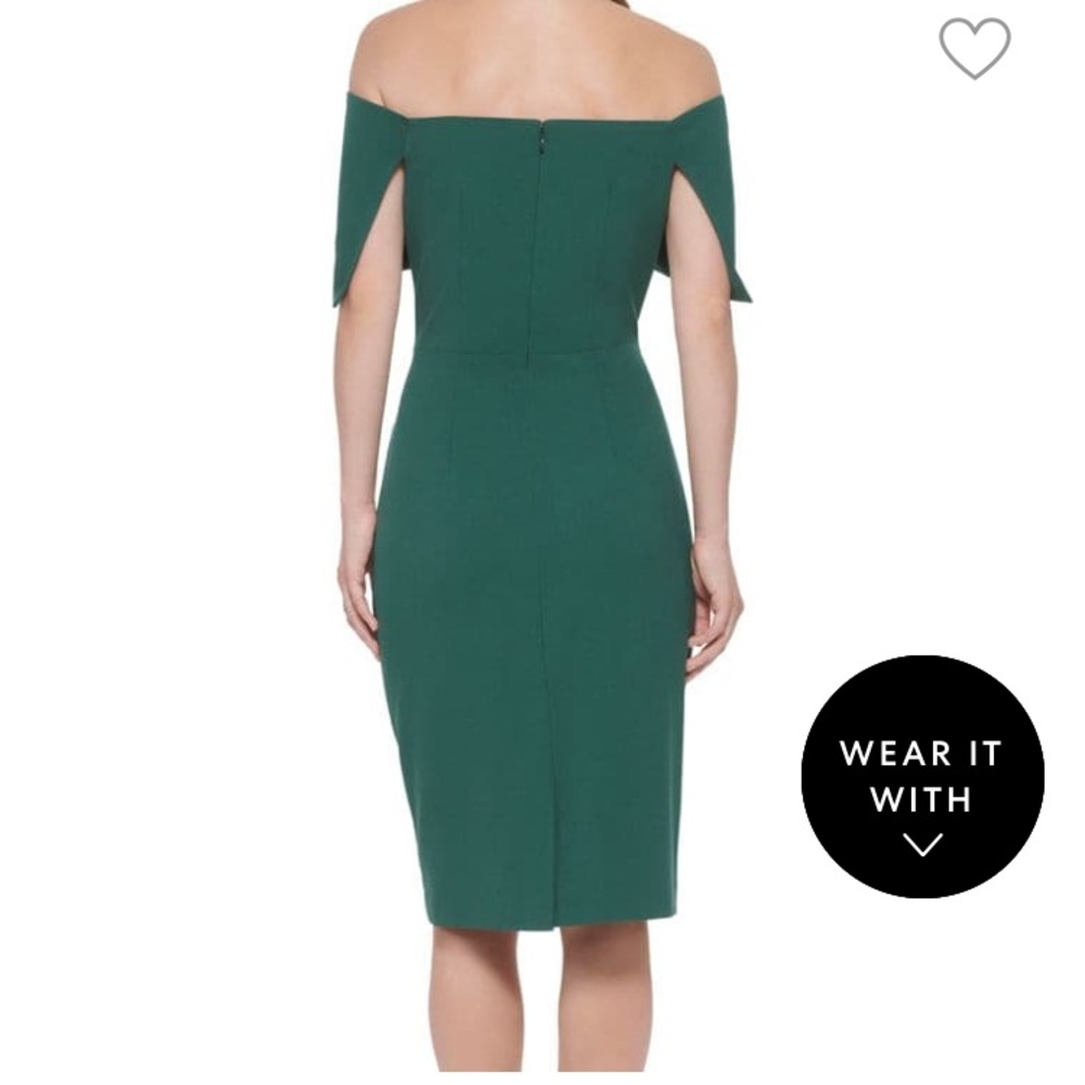 Vince Camuto off shoulder fitted sheath dress size 0 - Picture 5 of 6